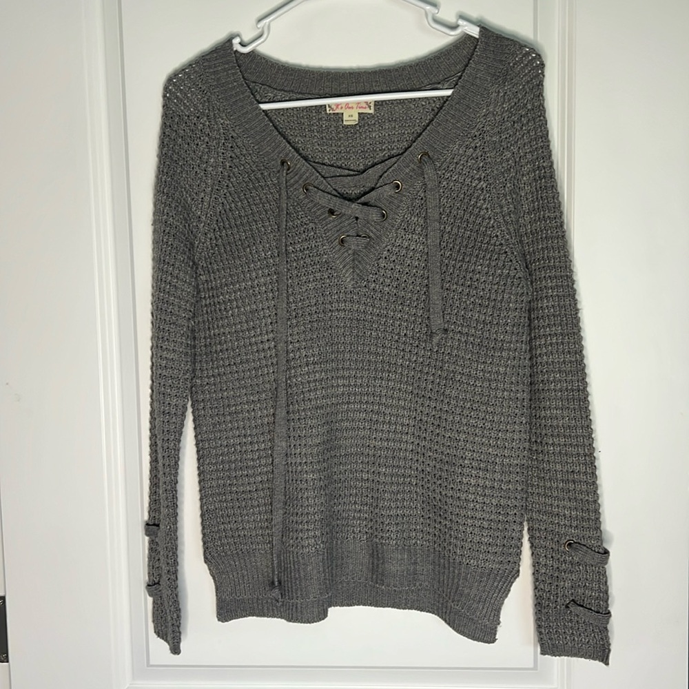 It’s our Time pullover sweater
